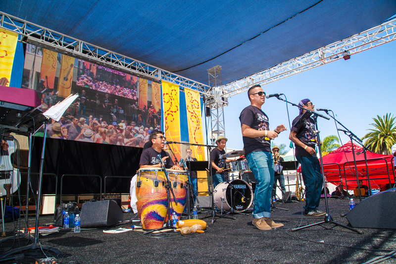 Live music at the Oxnard Salsa Festival in Ventura County