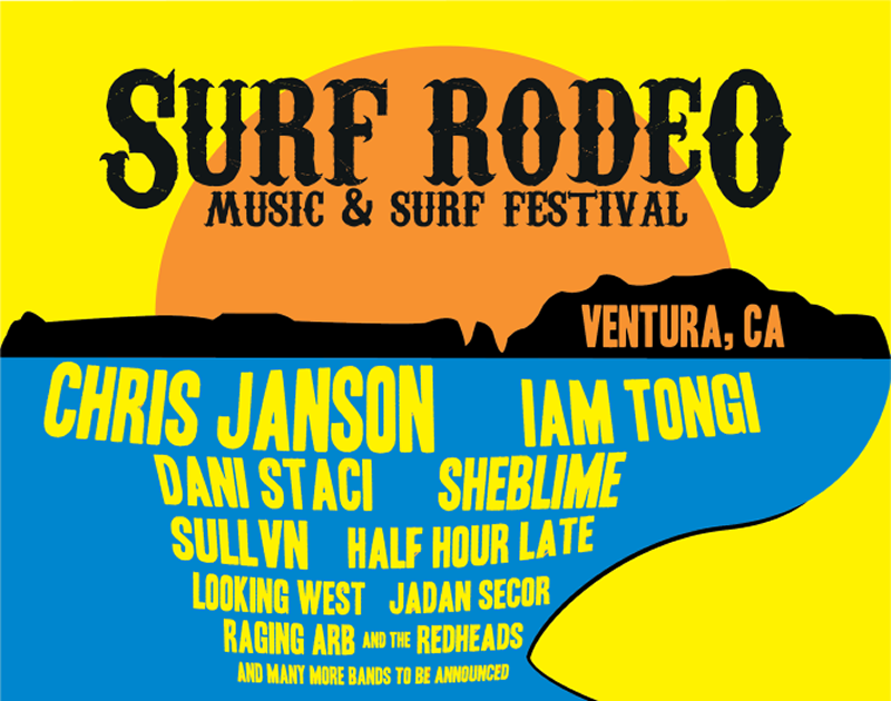 Surf rodeo music and surf festival