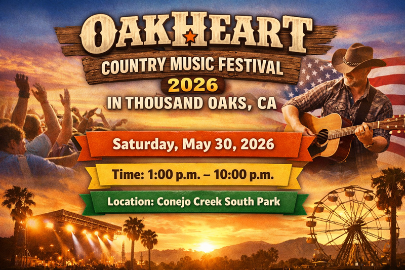 OakHeart Country Music Festival 2026 in Thousand Oaks