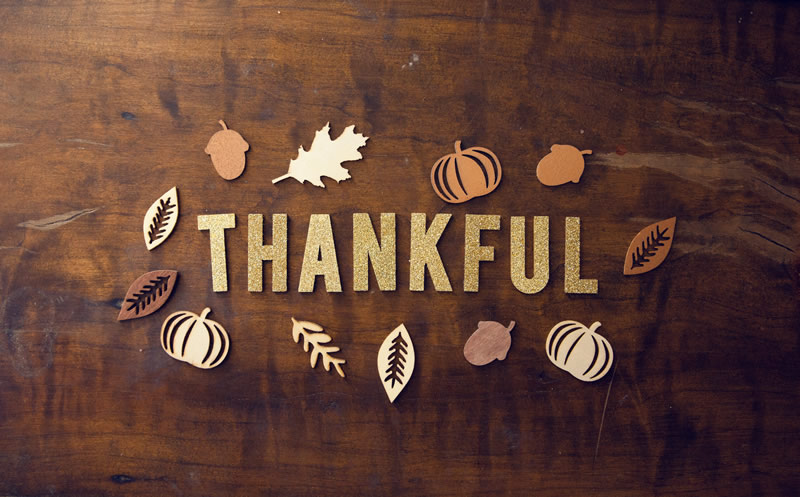 Thanksgiving holiday table with seasonal food and fall decorations in California's 805 region